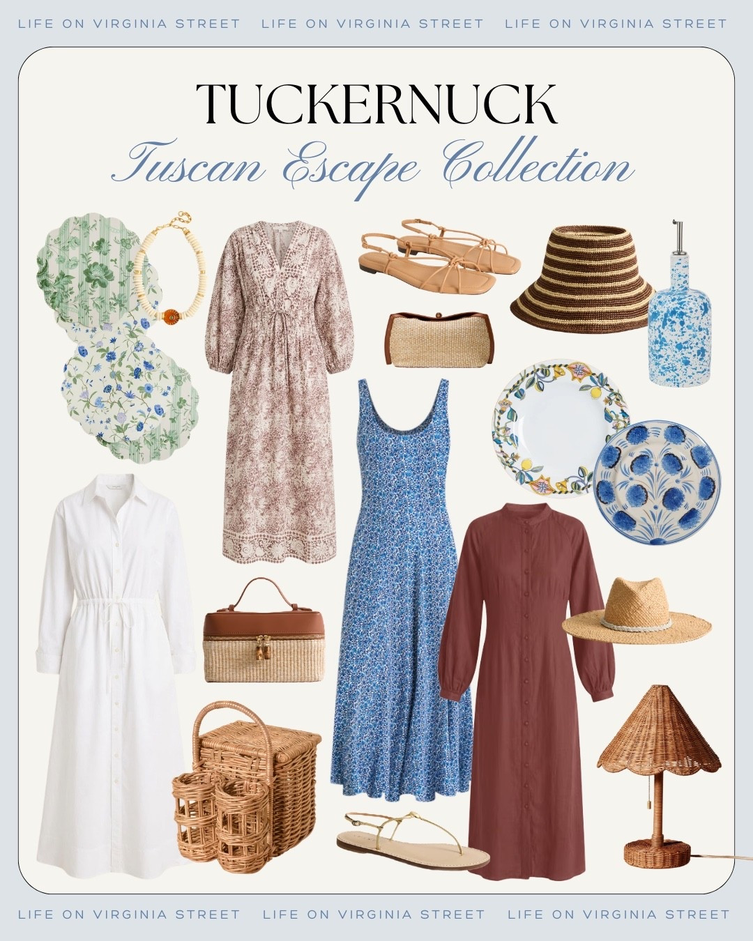 Tuckernuck - Tuscan Escape Collection! 🙌🏼

tuckernuck, tuckernuck new arrivals, tuckernuck tuscan escape, tuscan escape collection, tuckernuck fall, tuckernuck fall collection, tuckernuck dresses, tuckernuck style, fall fashion, fall outfits, fall outfit ideas, fall transition outfits, early fall outfits, italian inspired style, tuscan style, european summer style, european fall style, italian countryside style, resort style, vacation outfits, vacation style, mediterranean style, classic style, preppy style, feminine style, polished style, timeless fashion, quiet luxury style, old money style, coastal preppy, elevated everyday style, women over 30 style, women over 40 style, fall dresses, midi dress, maxi dress, printed dress, floral dress, mini dress, matching sets, blouse, button down shirt, cardigan, knit sweater, lightweight sweater, trousers, wide leg pants, skirts, denim, fall jackets, loafers, ballet flats, sandals, suede shoes, leather handbag, woven bag, statement earrings, gold jewelry, fall accessories, chocolate brown outfit, burgundy outfit, olive green outfit, cream outfit, neutral fall outfit, warm fall colors, dinner outfit, date night outfit, brunch outfit, wedding guest outfit, travel outfit, italy vacation outfit, tuscany vacation outfit, european vacation outfit, fall vacation style, designer inspired fashion

#LTKgrwm #LTKdayinmylife #LTKootd