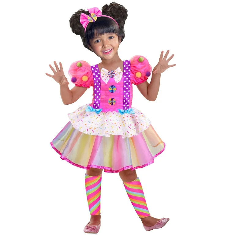 Candy Cutie Halloween Costume for Toddler, Size 3- 4T, by Way to Celebrate | Walmart (US)