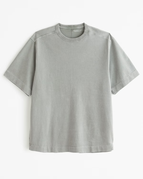 Men's Premium Heavyweight Tee | Men's Tops | Abercrombie.com | Abercrombie & Fitch (US)
