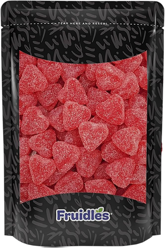 Fruidles Sour Cherry Hearts Jelly, Delicious Gummy Candy, Fun and Festive Holiday Snacking, Party... | Amazon (US)