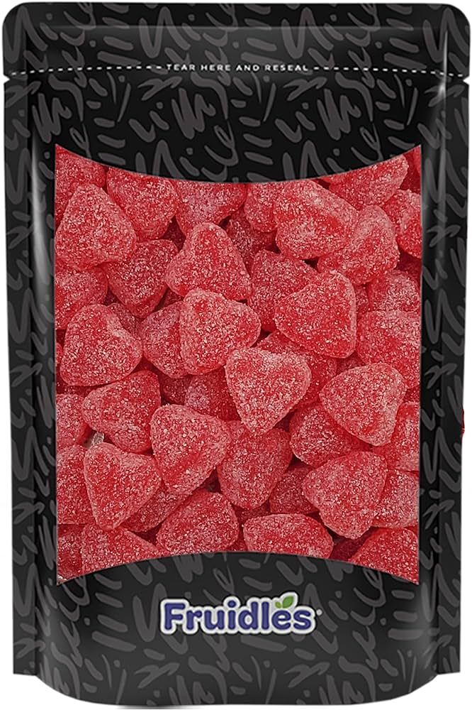 Sour Cherry Hearts Jelly, Delicious Gummy Candy, Fun and Festive Holiday Snacking, Party Favor (1... | Amazon (US)