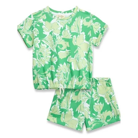 Jessica Simpson Girls' Top and Shorts Set, 2-Piece, Size 4-6X | Walmart (US)