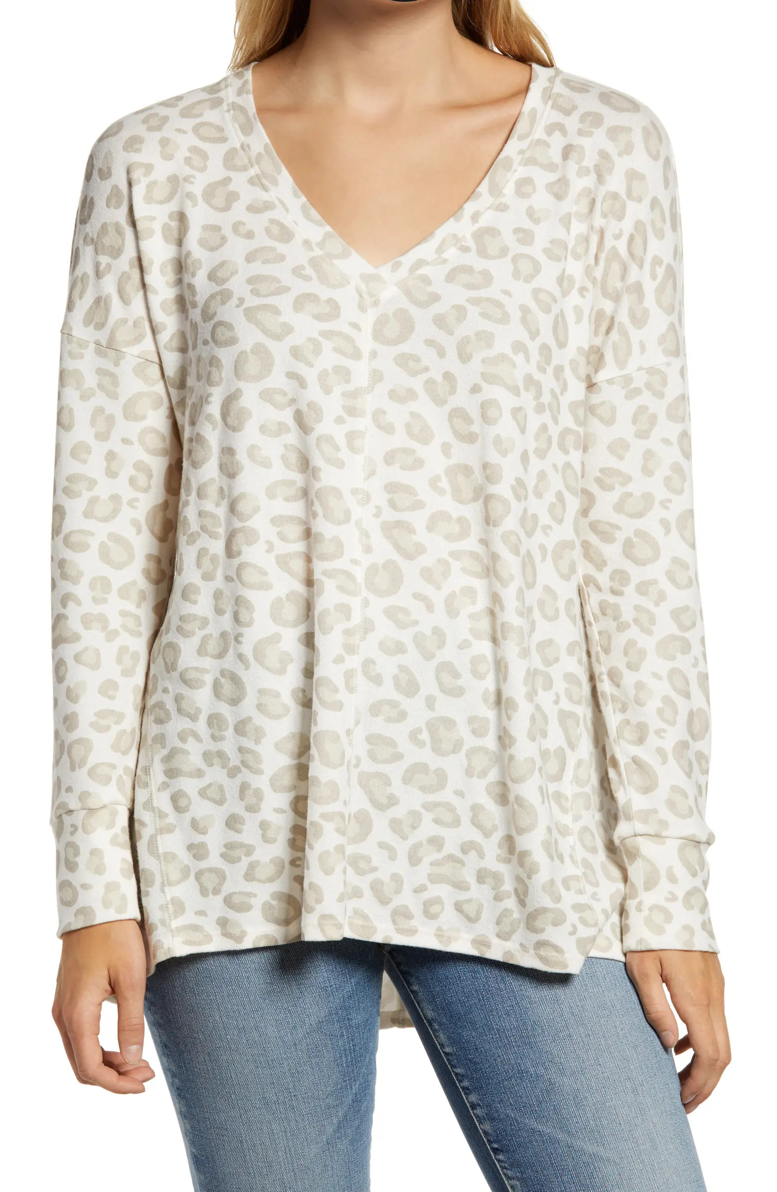 Cozy V-Neck Tunic | Nordstrom