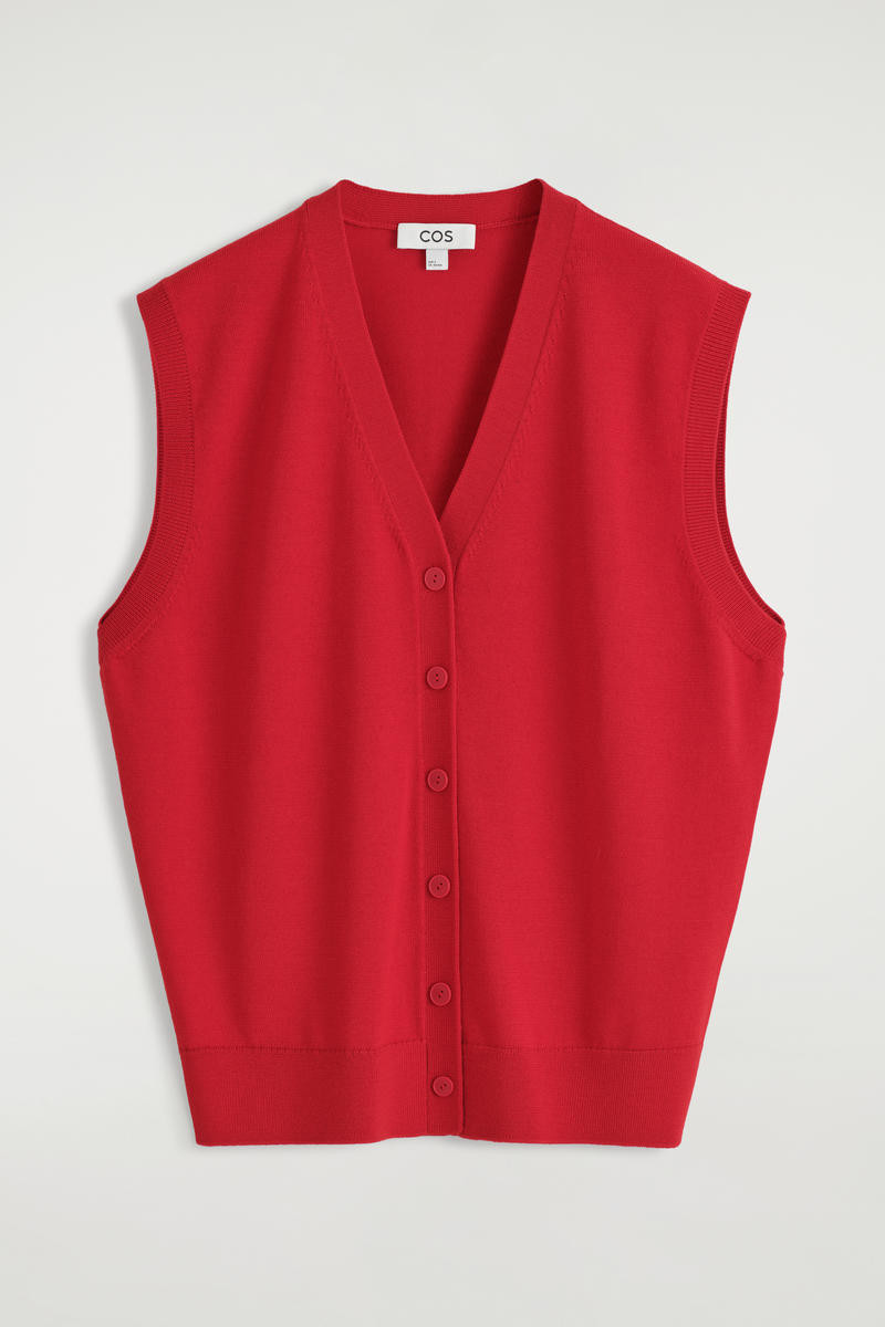 V-Neck Merino Wool Vest | COS (US)