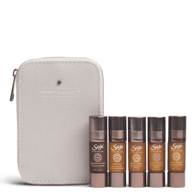 Pocket Farmacy® Physical Edition

 BEST OF SAJE REMEDY KIT ($96 VALUE) | Saje Wellness