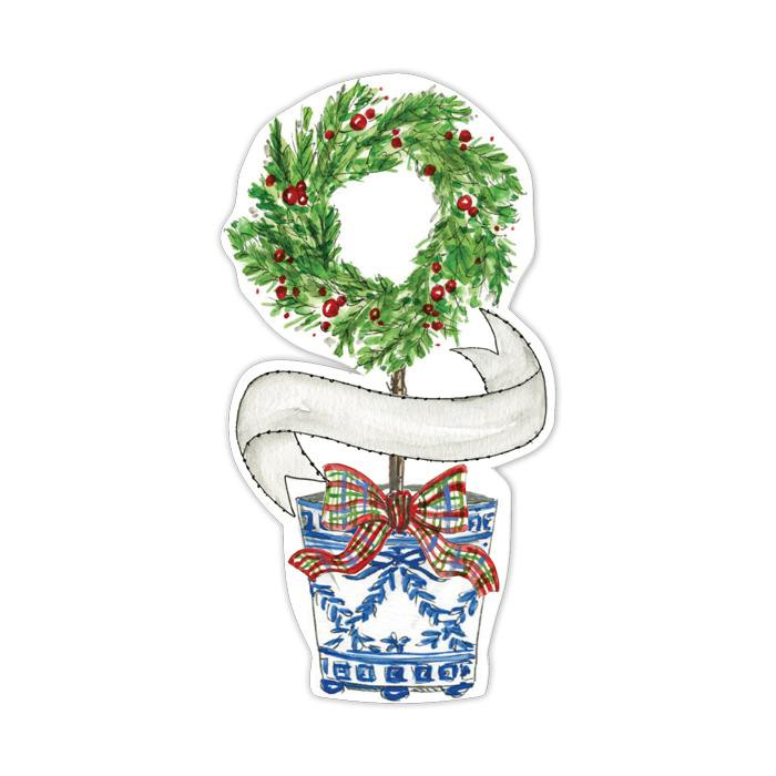 Handpainted Traditional Topiary Die-Cut Table Accents | Rosanne Beck Collections