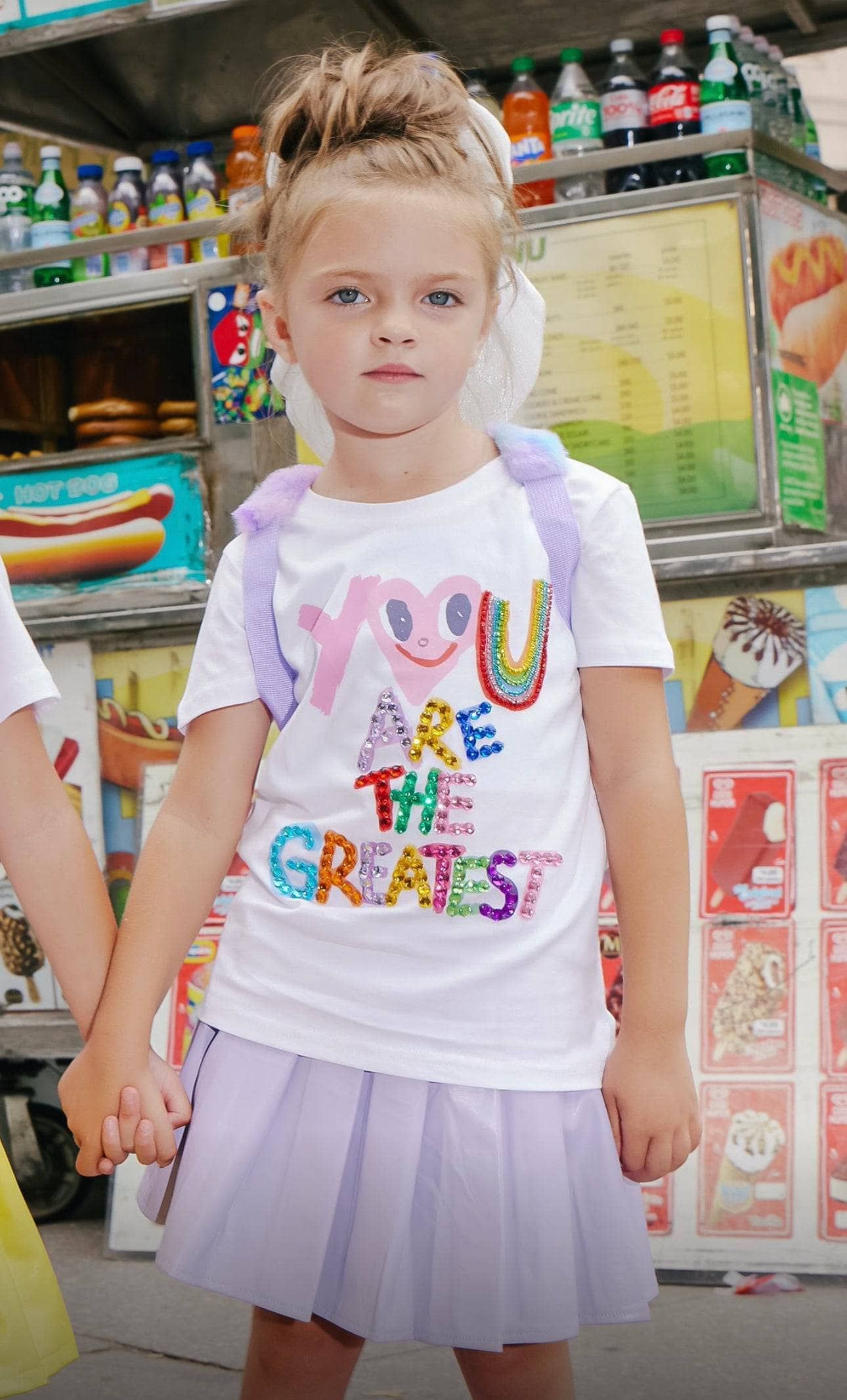 You Are The Greatest Gem T Shirt- white | Lola + The Boys
