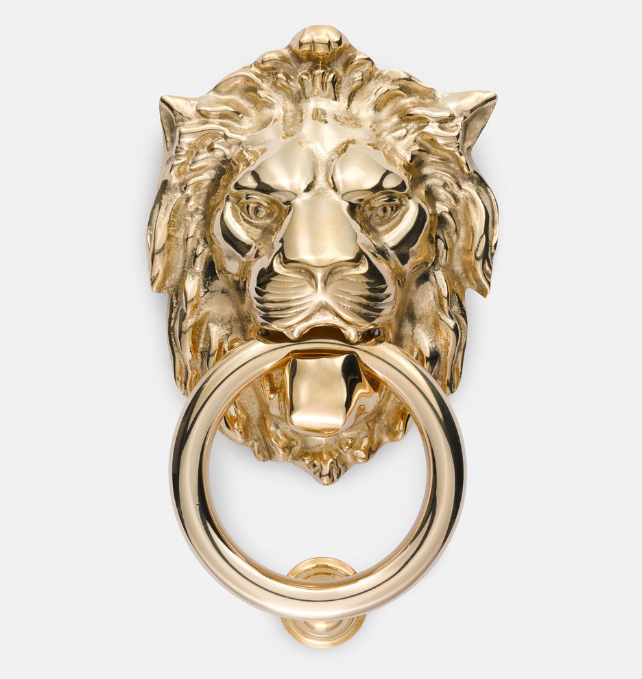 Lion Door Knocker

  Item #C4136 | Rejuvenation