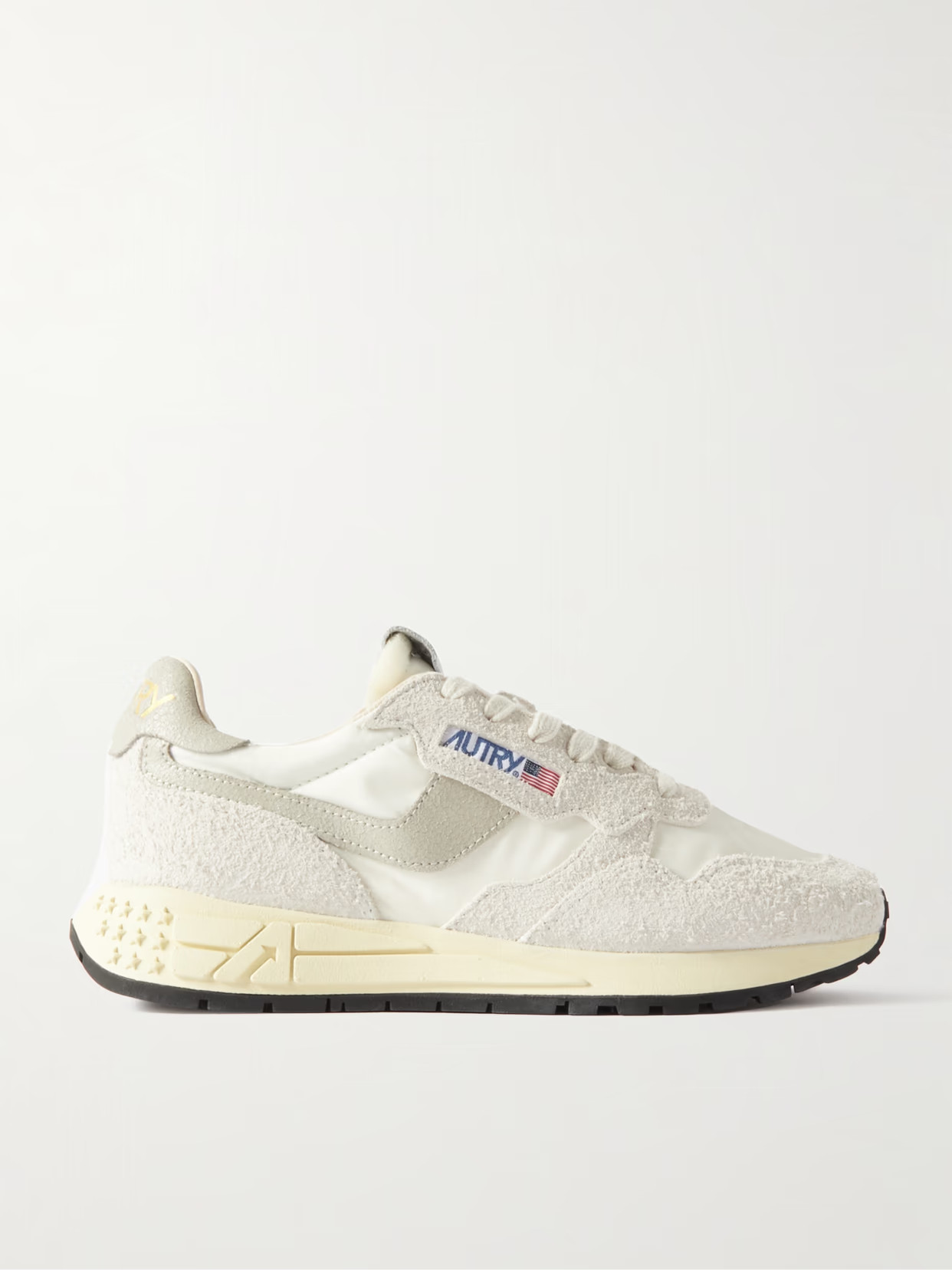 Autry - Reelwind Low Suede And Shell Sneakers - White | NET-A-PORTER (US)