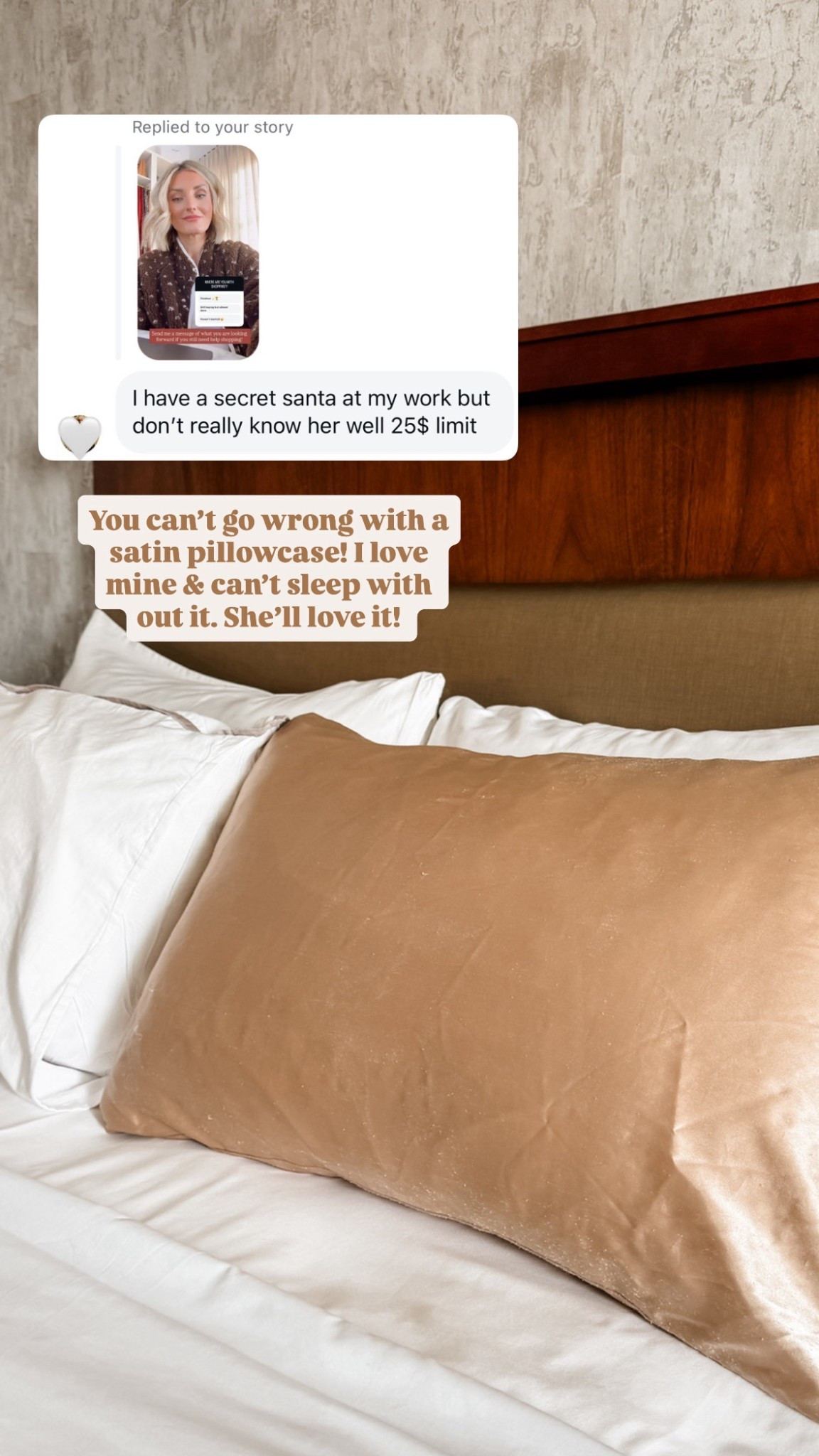 A satin pillowcase would make a great gift or stocking stuffer for anyone on your list! I always bring mine when I travel! 

Loverly Grey, gift guide, gift ideas, white elephant, stocking stuffers, satin pillowcase, Kitsch

#LTKFindsUnder50 #LTKGiftGuide #LTKHoliday