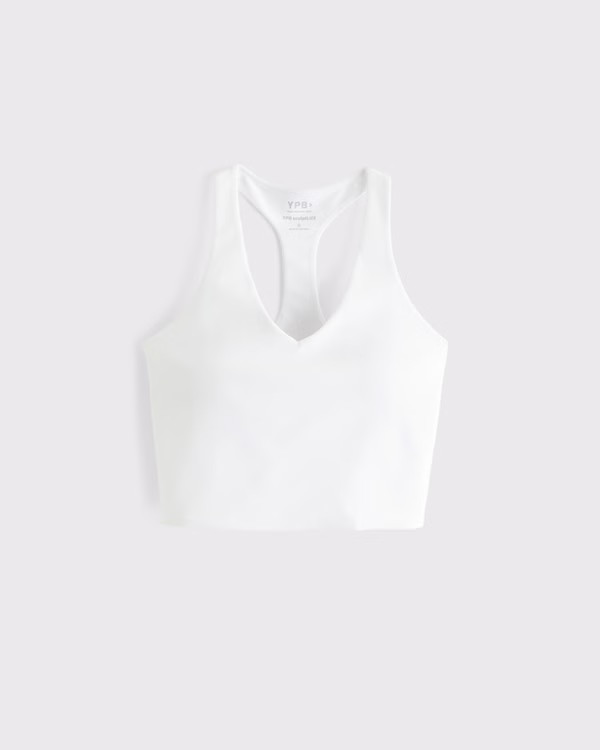 Women's YPB sculptLUX Racerback V-Neck Tank | Women's Active | Abercrombie.com | Abercrombie & Fitch (US)