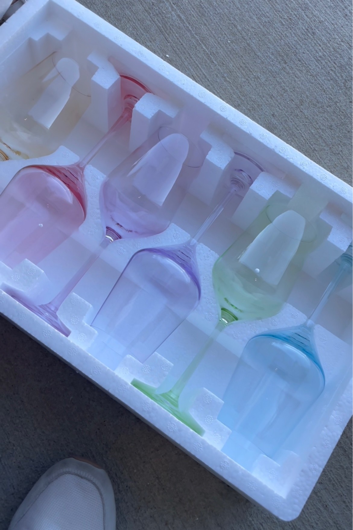 Estelle colored wine glasses #lookforless. These are so similar the the designer pastellne colored wine glasses that retail at $40 per glass. Here’s a set of 6 for $69 

#LTKHoliday #LTKhome #LTKunder100