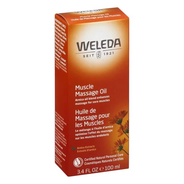 Weleda Muscle Massage Oil, Arnica Extracts, 3.4 fl oz (100 ml) | Walmart (US)