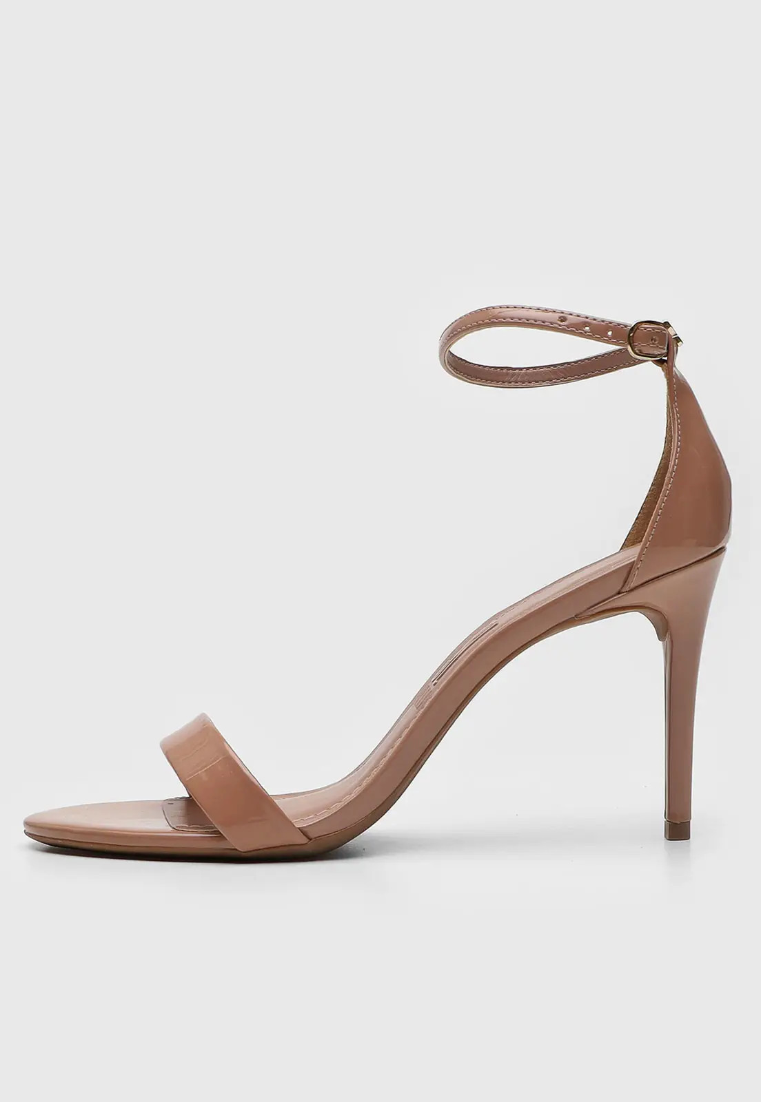 Sandália Santa Lolla Verniz Tira Bege | Dafiti (BR)