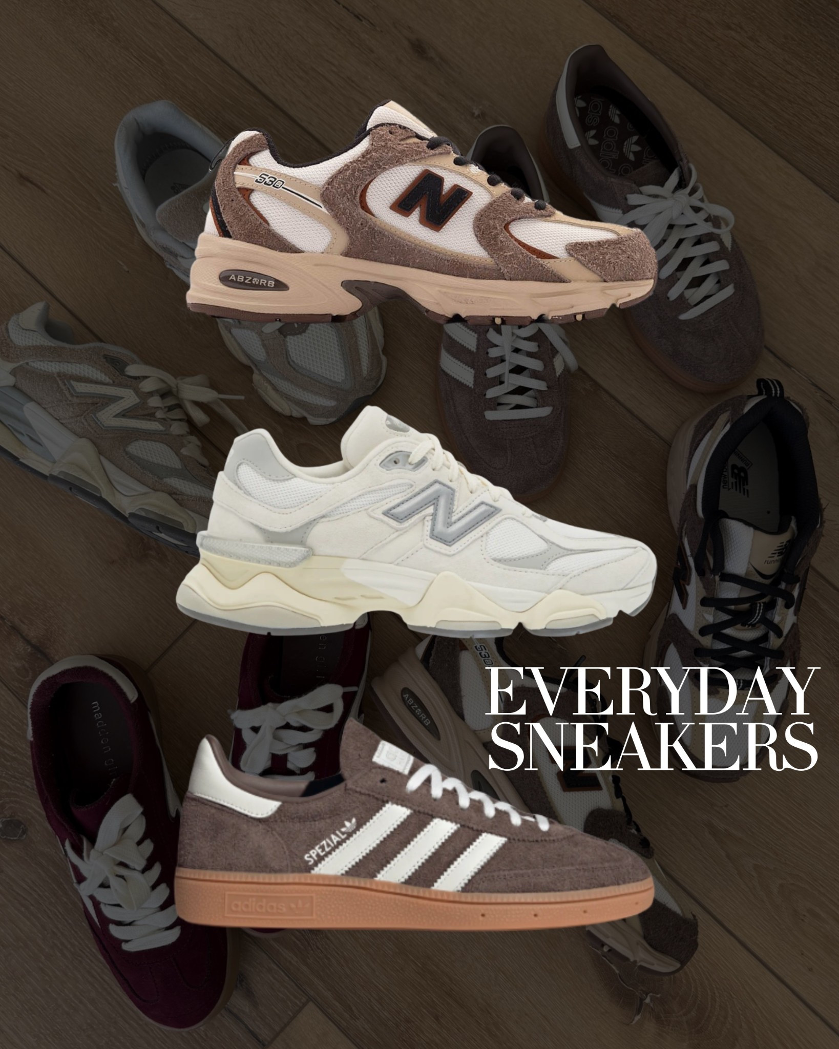 Stock up on sneaks! These are some of my faves! 

#sneakers #everydaysneaker #newbalance #adidas 

#LTKSeasonal #LTKActive