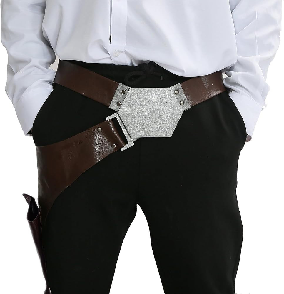 Xcoser Adult Han Solo Belt Cosplay Costume PU Holster Belt Props Adjustable | Amazon (US)