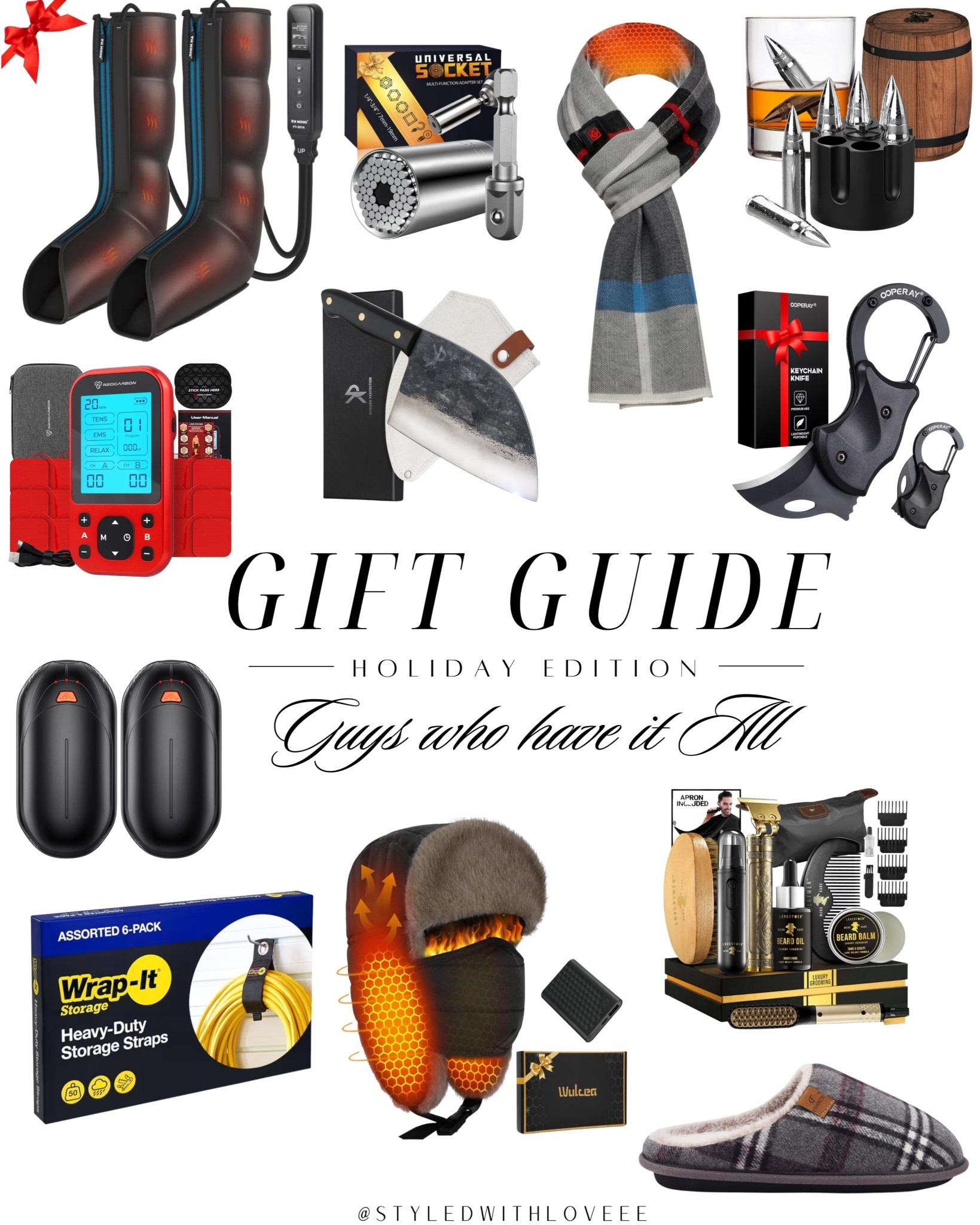 Gift Guide for the Guys Who Have It All💼✨ 

Sleek essentials, smart upgrades, & elevated everyday picks he’ll actually use.
From tech to grooming to timeless style,  consider your gifting handled.

Tap to shop the full edit — don’t forget to save this post & follow me here on LTK for more! 🎁🔥 

 #LTKGiftGuide #LTKHoliday #LTKMens