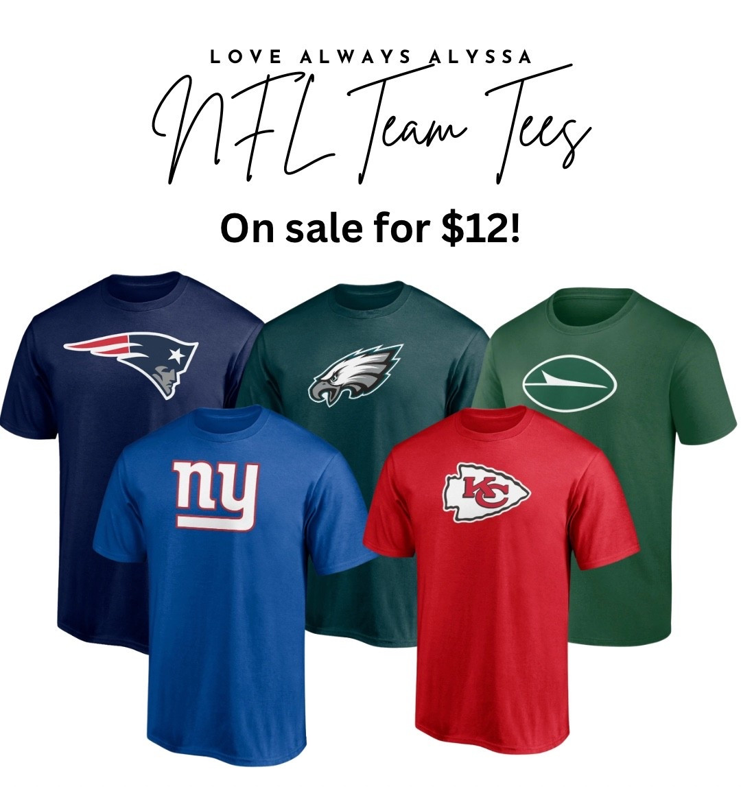 Gift Idea 🎁 NFL Team Shirts on sale today for $12! All teams! 🏈

#LTKMens #LTKSeasonal #LTKSaleAlert