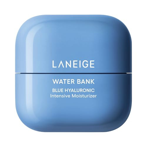 LANEIGE Water Bank Blue Hyaluronic Intensive Moisturizer: Peptides, Squalane, Hydration, Improve Elasticity, Fortify Skin's Moisture Barrier | Amazon (US)