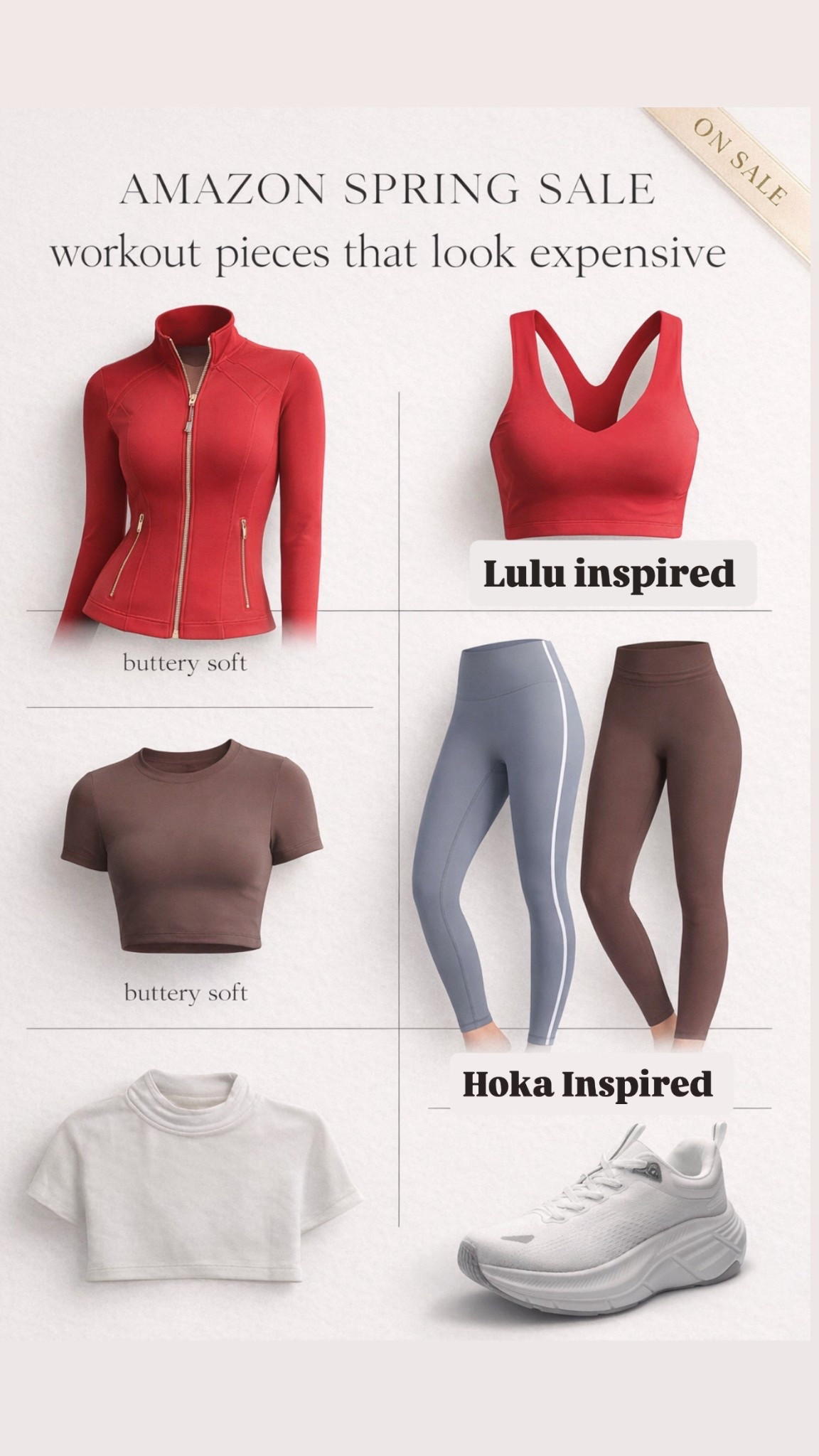 Workout pieces that look expensive Amazon spring Sale 

#LTKfitnessgoals #LTKSaleAlert #LTKootd