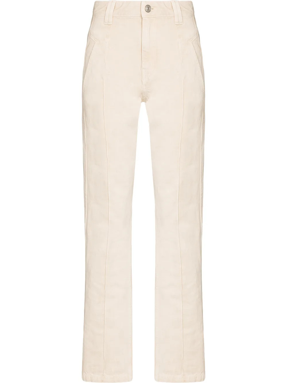 Isabel Marant Étoile Tuackom Straight-Leg-Jeans - Farfetch | Farfetch Global