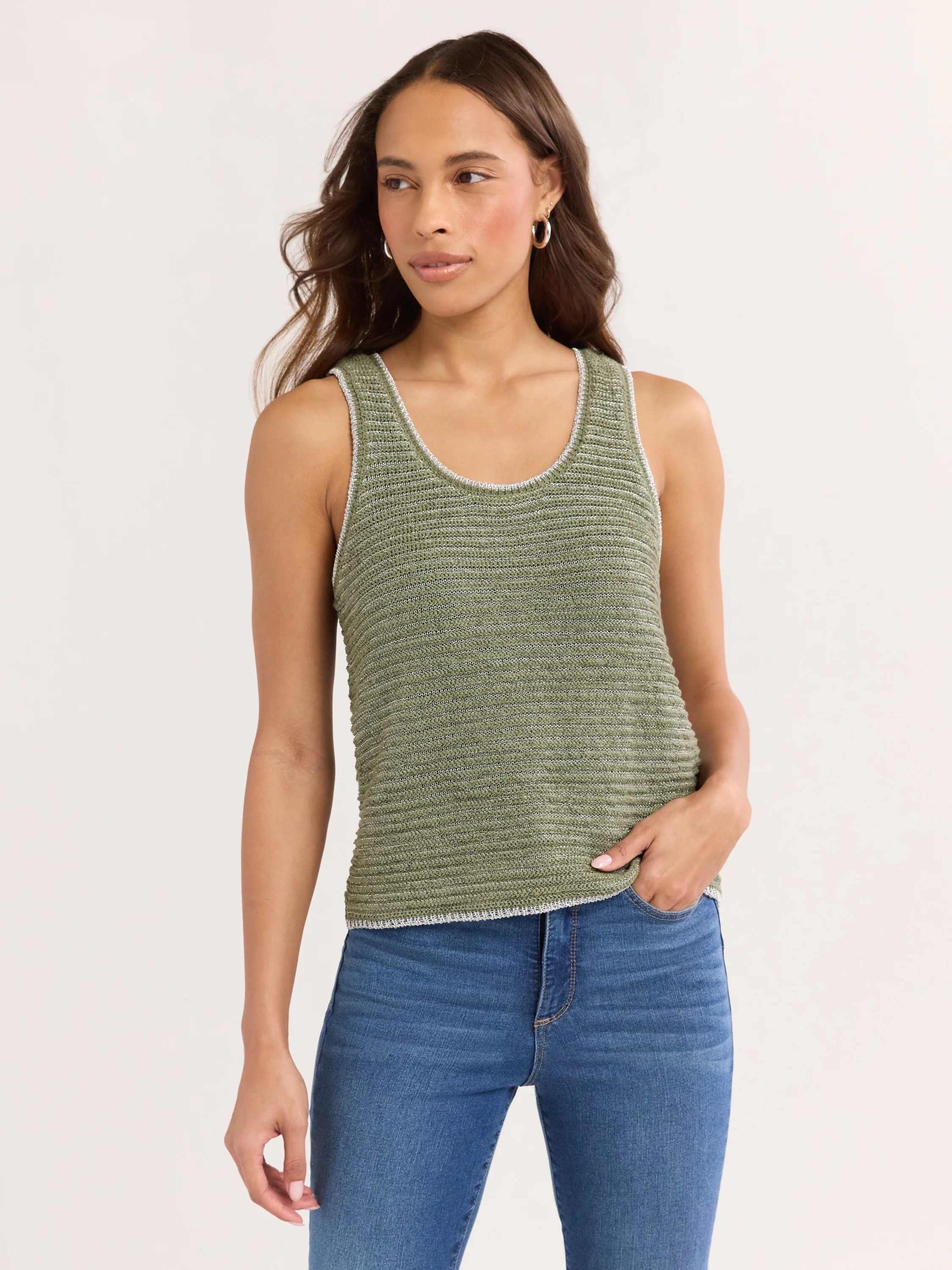 Sofia Jeans Women's Sweater Tank Top, Sizes XS-XXXL | Walmart (US)