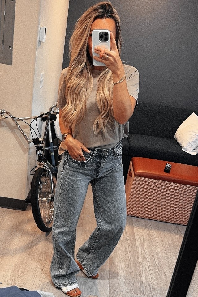 The perfect outfit does exist! Holy crap I’m in love with this whole fit. I could wear it everyday! I got a medium in the top because the sleeves are a little tight. True to size on jeans  

#LTKOver40 #LTKFindsUnder100 #LTKStyleTip