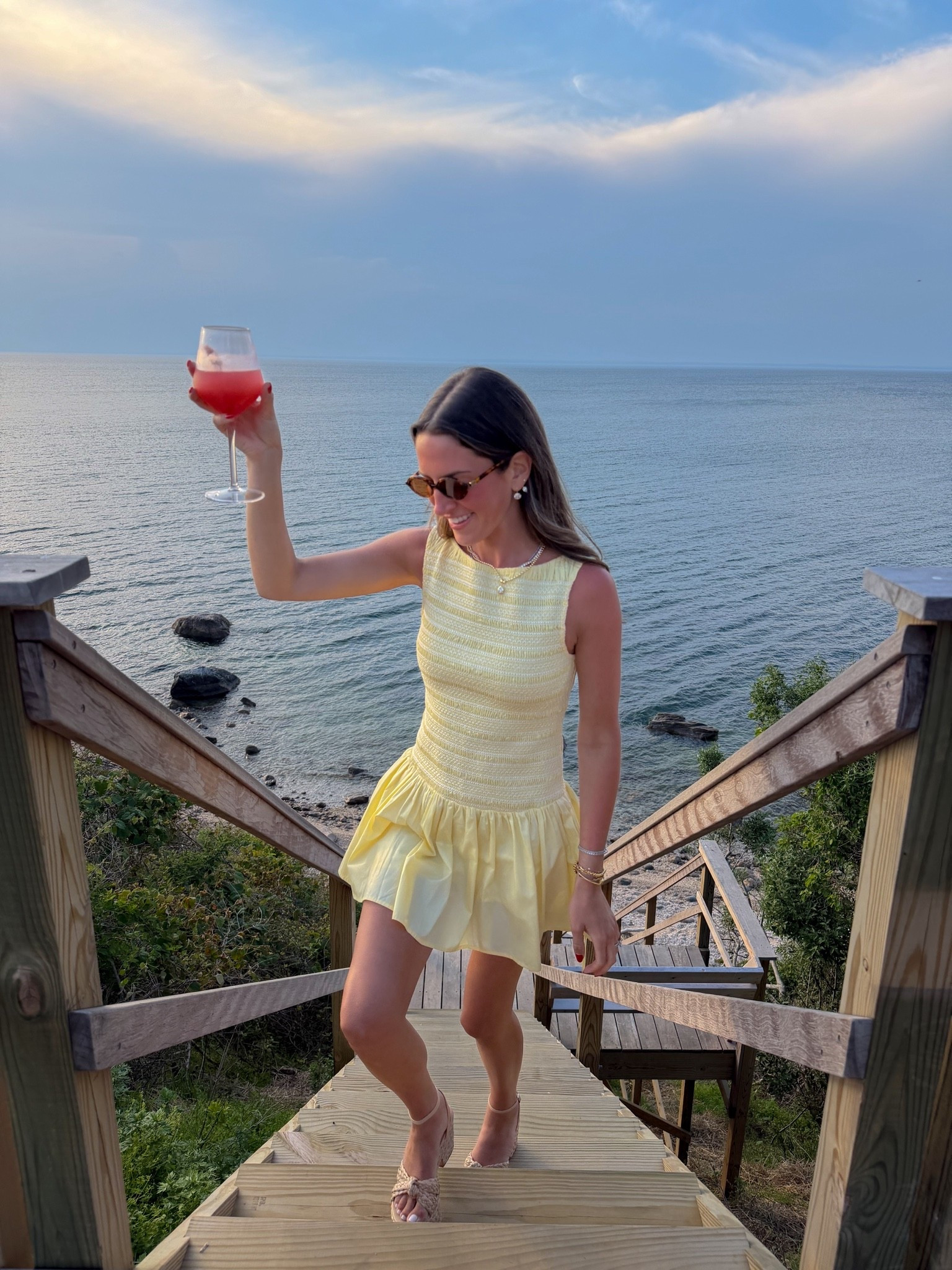 Size xsmall petite dress 

Summer dress 
Vacation outfit 
Out east 
Hamptons 
Sandals

#LTKootd #LTKSeasonal #LTKvlog