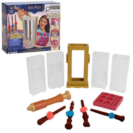 Harry Potter Chocolate Wand Maker, Create Chocolate Wands with Molds and Materials, Candy-Making Activity Set, Ages 8+ | Walmart (US)