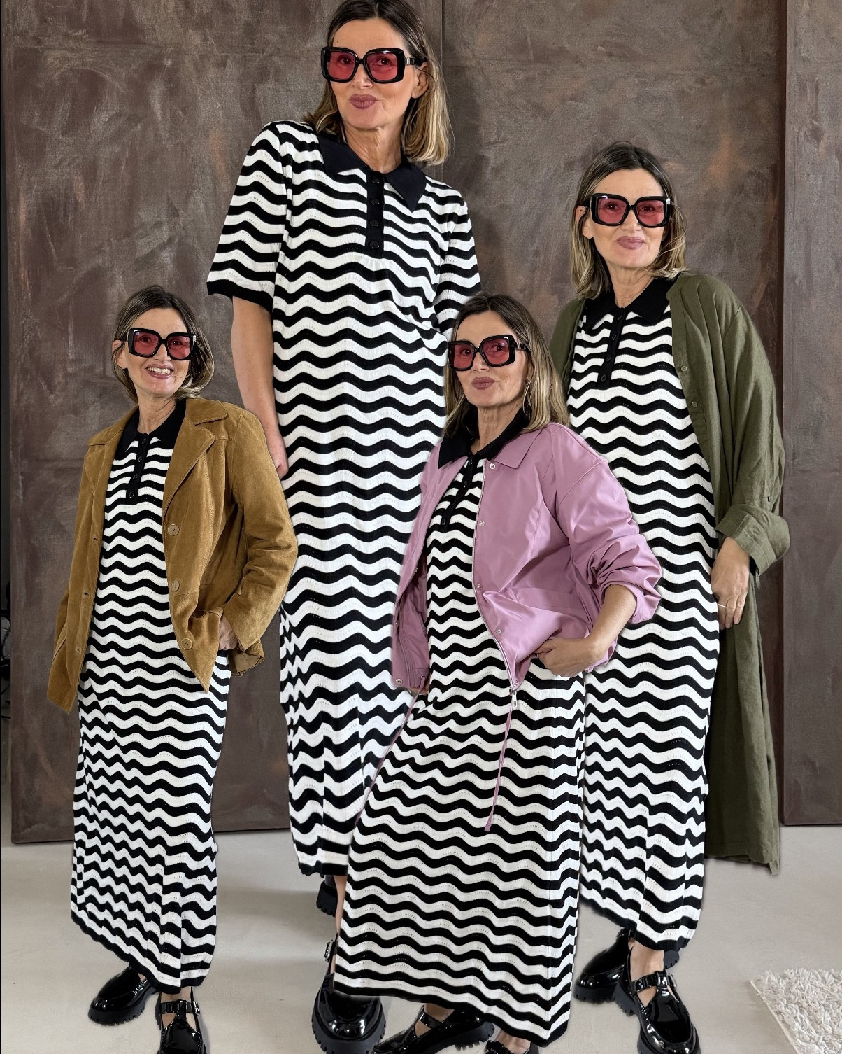 Strickkleid und getingelt - geht immer
Sus 100% Baumwolle und dann noch gefüttert von @bonprix