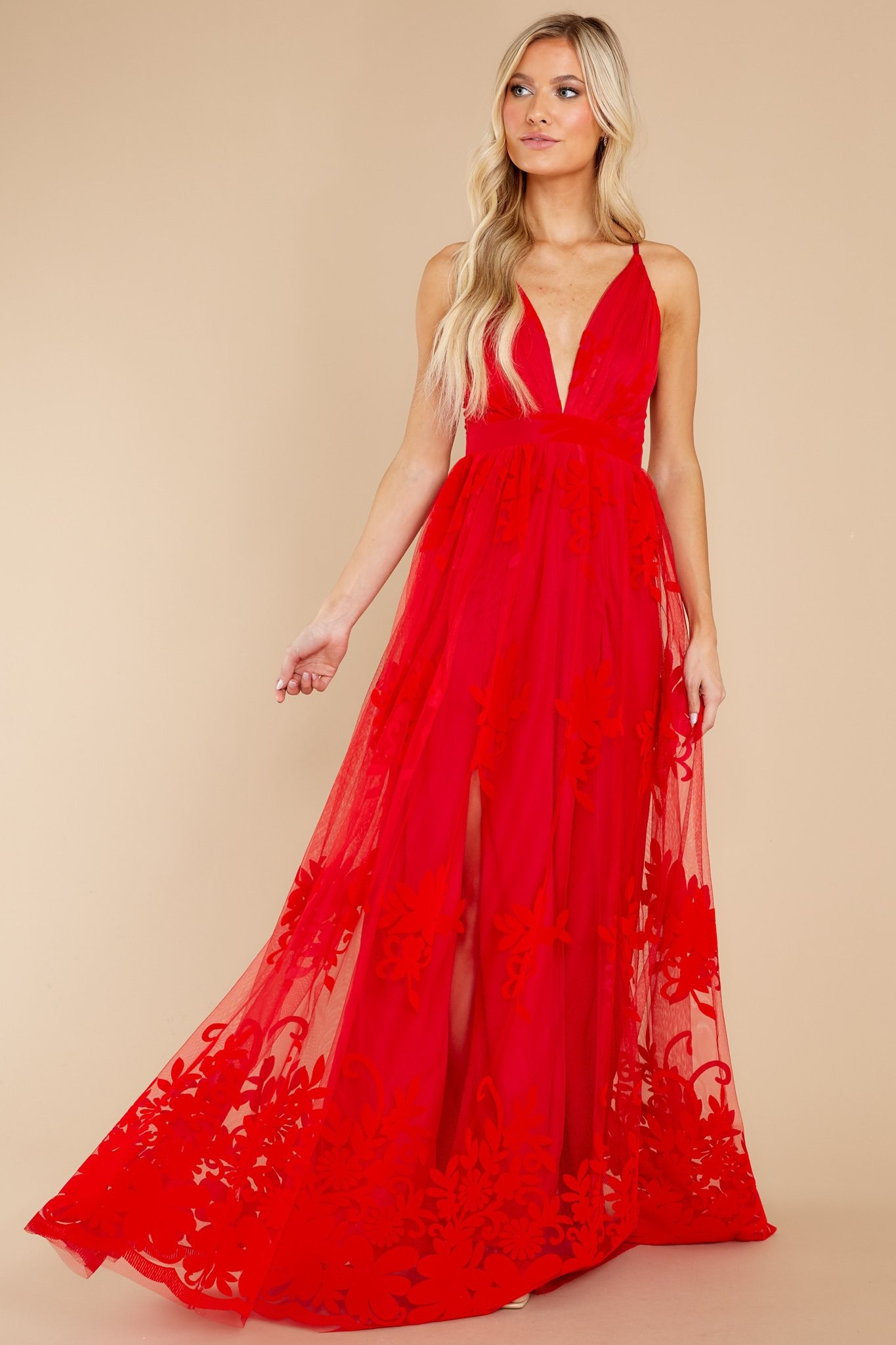 In Any Event Red Maxi Dress | Red Dress 