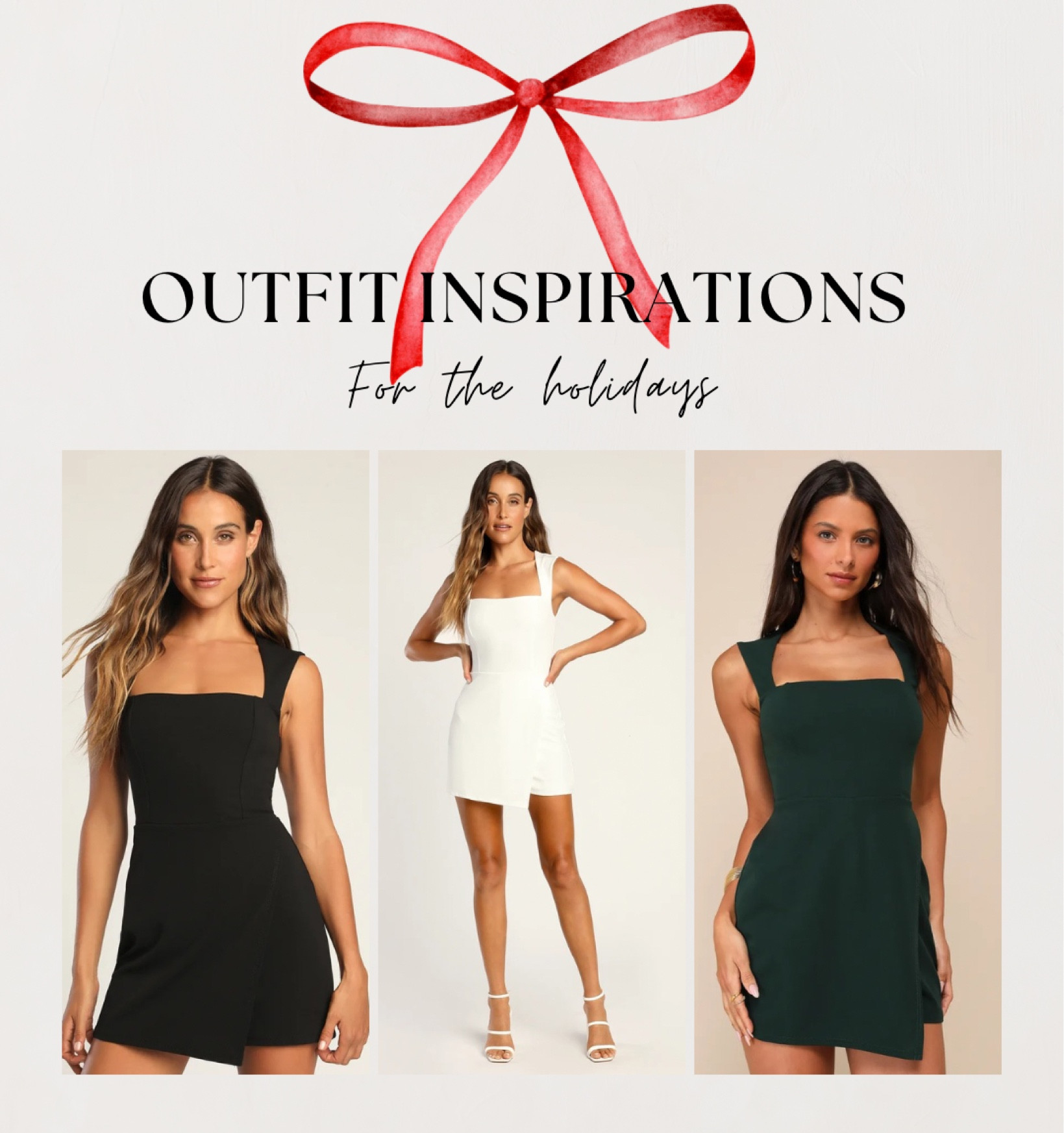 Holiday dress under $60 
#giftguide #christmasdress #holidaydress #holidayoutfit #giftsforher #lulus

#LTKGiftGuide #LTKHoliday