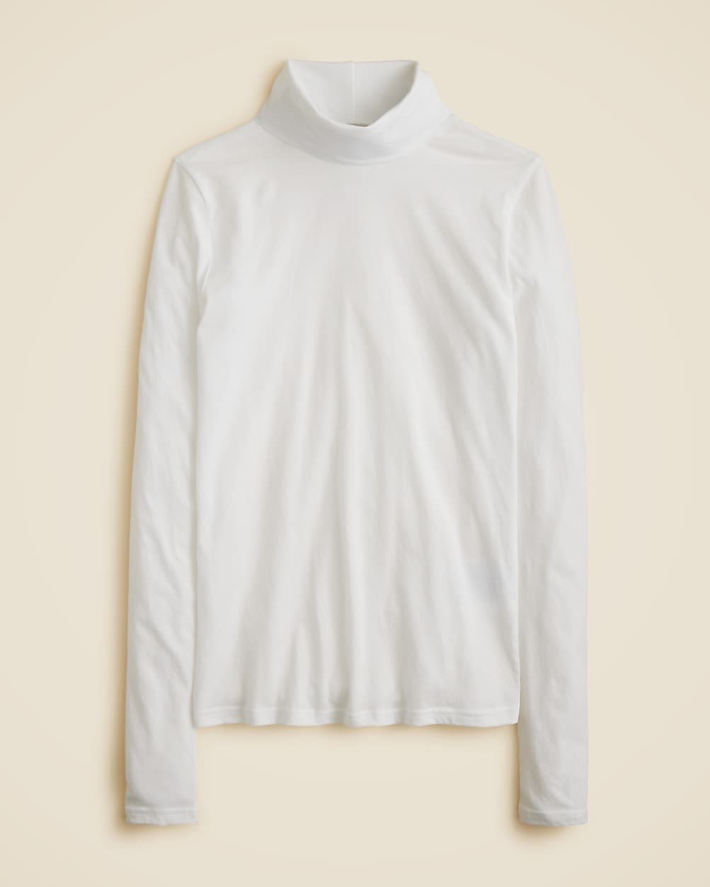 Feather jersey turtleneck | J. Crew US