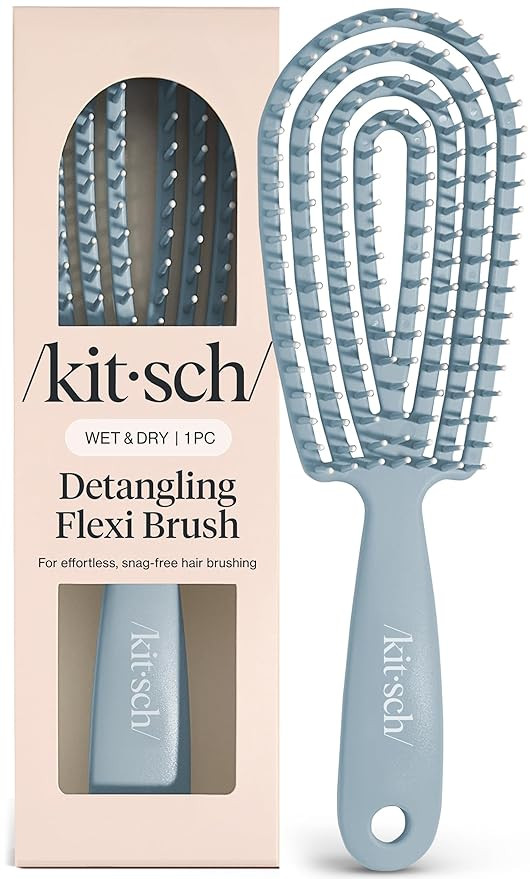 Kitsch Hair Brush Detangler – Flexi Flow Hair Brush for Women, Men & Kids | Detangling Brushes ... | Amazon (US)