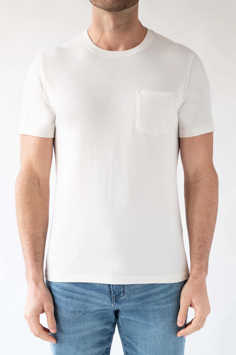 Pocket Tee - Cloud | Devil Dog Dungarees