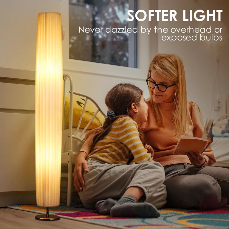 Floor Lamps for Bedrooms Living Room - Albrillo 46 Inch Tall Modern Standing Light, Floor Lamp fo... | Walmart (US)