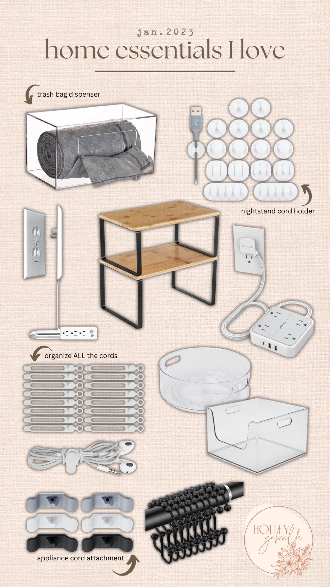 Home essentials I own & use regularly! My top picks 🤎🏡✨ organizing & decluttering in the new year is my fave! 

Amazon finds / target / declutter / storage / Holley Gabrielle 

#LTKfindsunder100 #LTKfindsunder50 #LTKhome