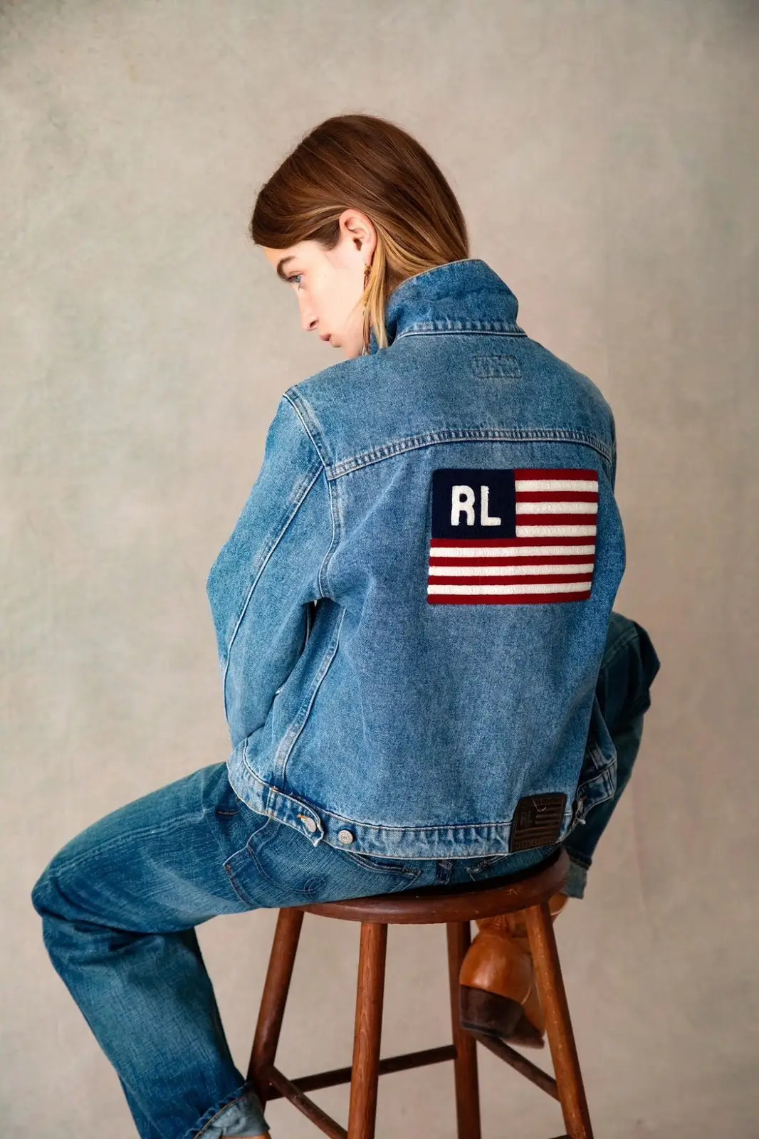 Polo Ralph Lauren Vintage Polo Ralph Lauren USA Flag Limited Denim Jacket | Grailed | Grailed