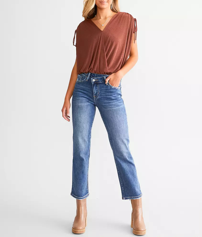 The Everyday Cropped Straight Stretch Jean | Buckle