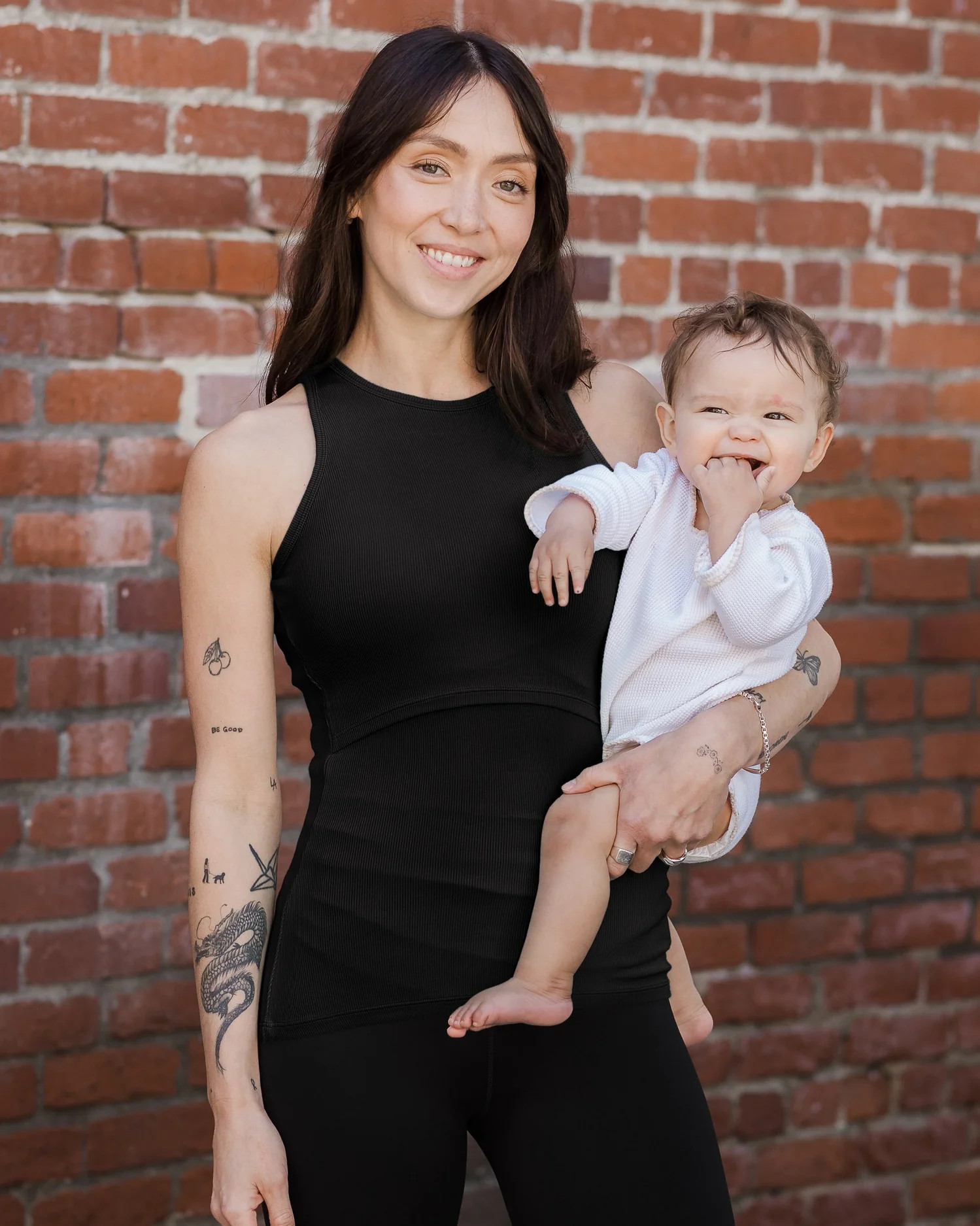 Ribbed Bamboo Racerback Nursing Tank | Black - Kindred Bravely | Kindred Bravely