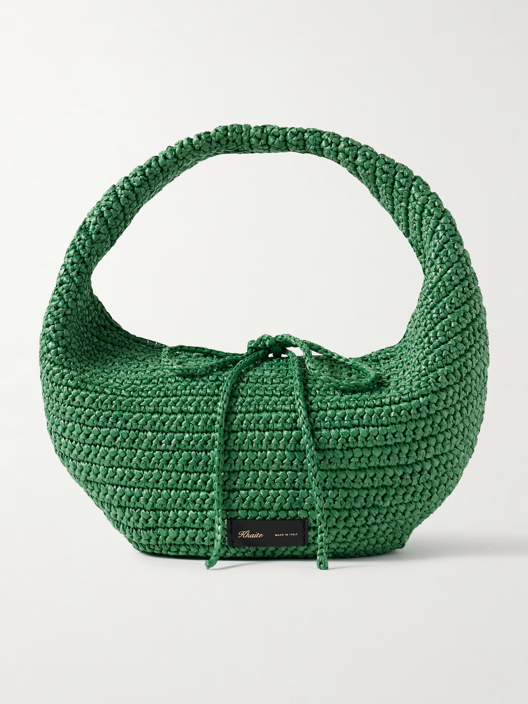 Olivia medium raffia shoulder bag | NET-A-PORTER (US)