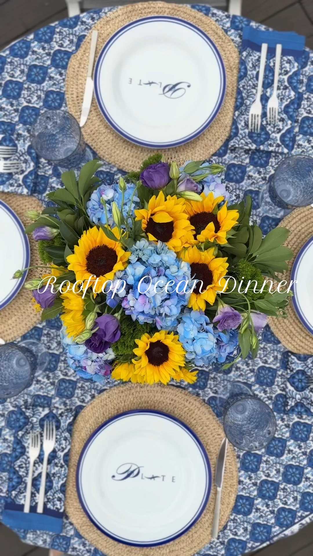 A seaside rooftop dinner with friends! Ocean views, cool breezes, and lots of laughter. My kind of night! And yes, I brought my own linens, placemats and glassware on vacation with me. Links below!

#LTKSeasonal #LTKHome #LTKParties