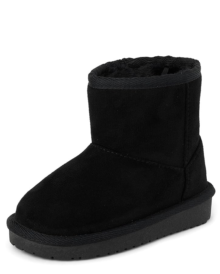 The Children's Place Girl's Baby Toddler Classic Ankle Boots, Faux Fur Lined | Amazon (US)
