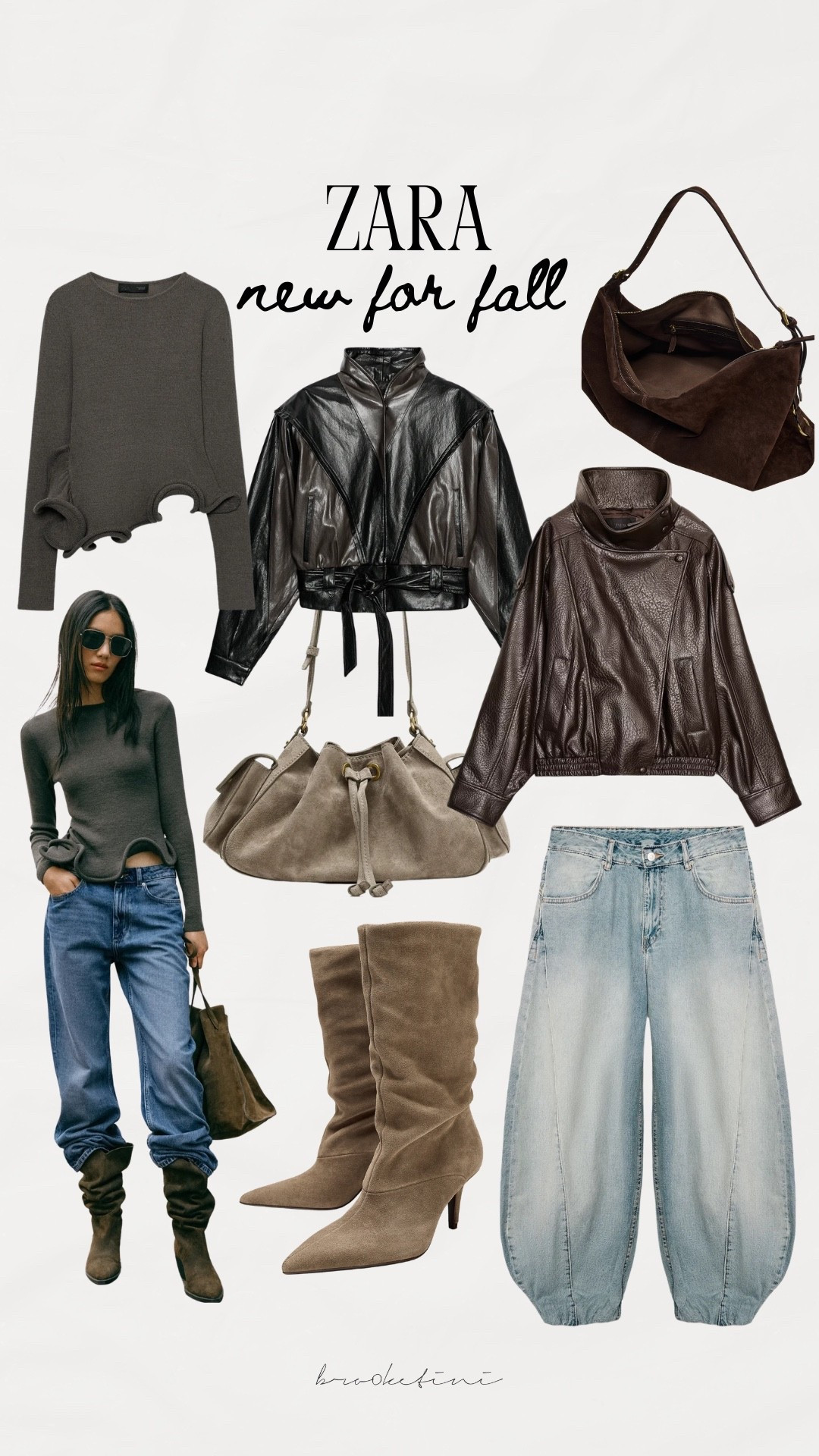 Zara fall finds 🍁 faux leather jacket, suede boots

#LTKootd #LTKSeasonal