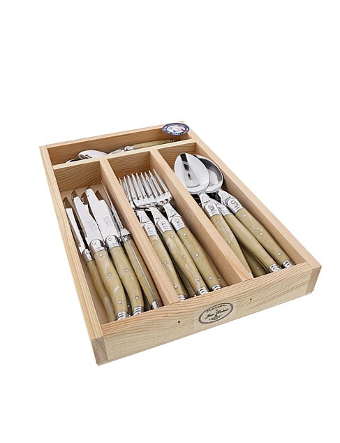 Maison Light Horn 24-pc Cutlery Set | David Jones (Australia & New Zealand)