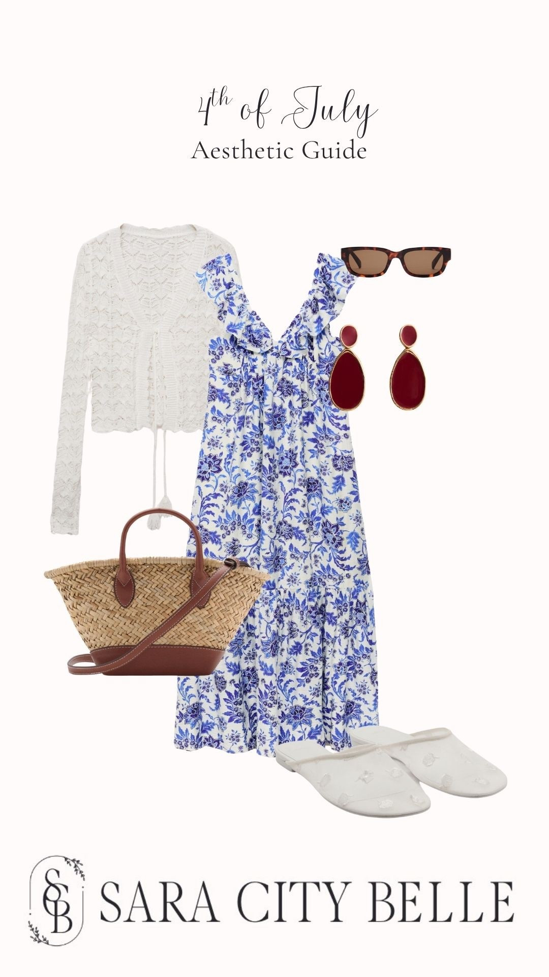 4th of July outfit. Crochet top. Wicker basket bag. Mesh shoes  

#LTKFindsUnder100 #LTKStyleTip #LTKShoeCrush