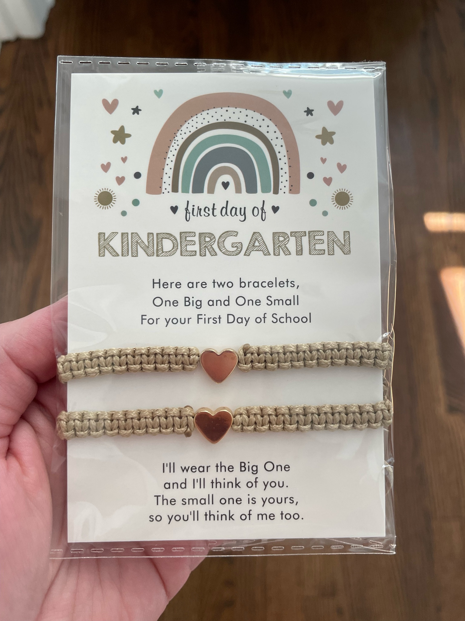 The perfect gift for the first day of school for our Kindergartener. One bracelet for my daughter and one for me too to help with those first day nerves. Comes in multiple grade options and colors. 

#LTKfamily #LTKBacktoSchool #LTKkids
