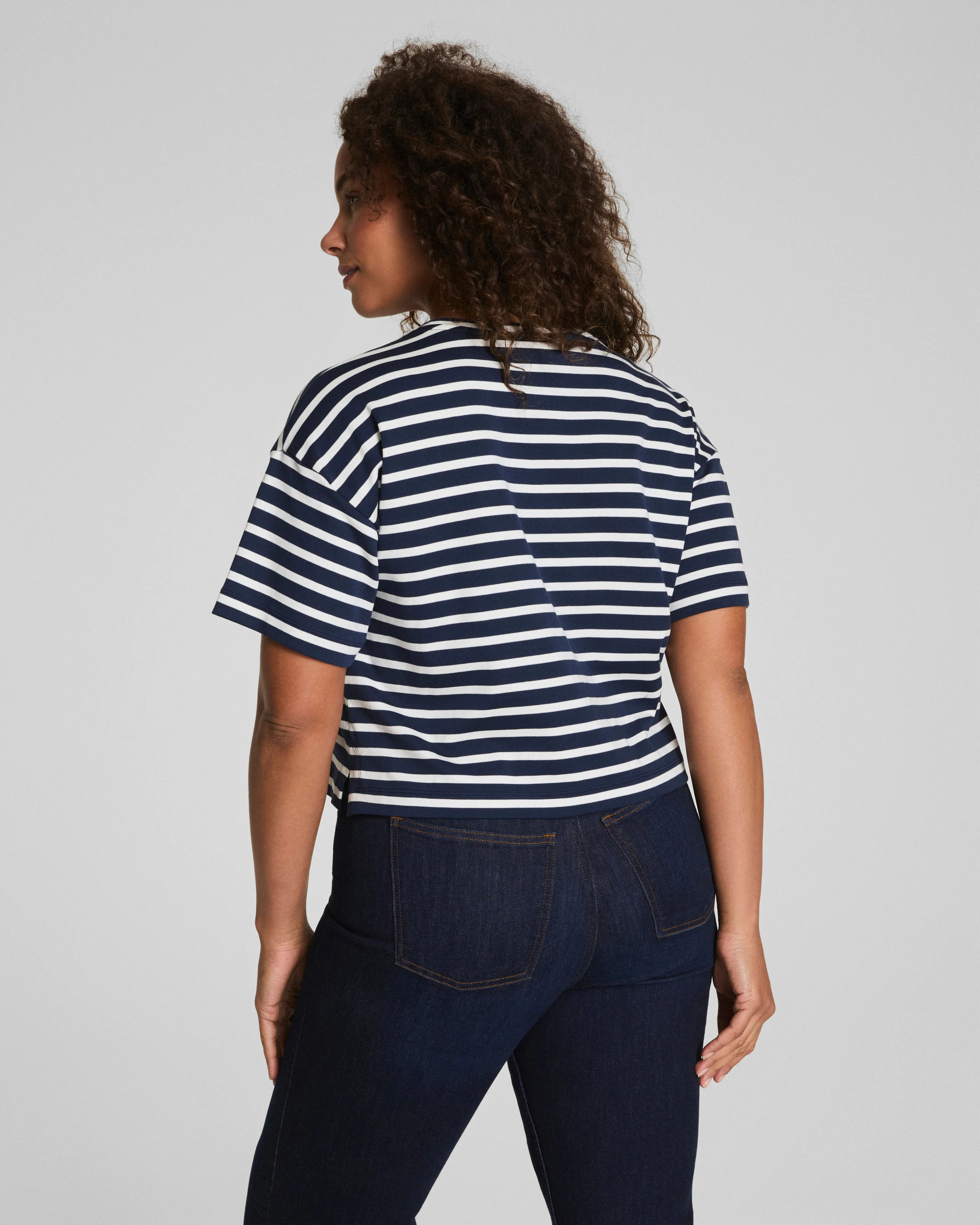 Cotton Cropped Tee | Spanx