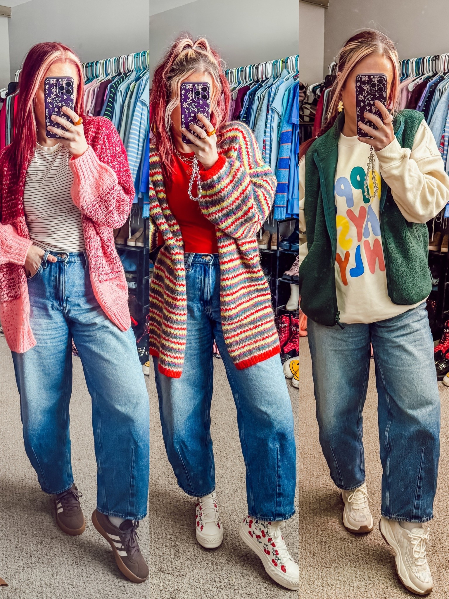 No really a barrel jeans girlie but these snatch the waist just right and don’t balloon out too much. They are on sale for $28! So nice, I bought them twice! 

#LTKValentine #LTKSaleAlert #LTKSeasonal