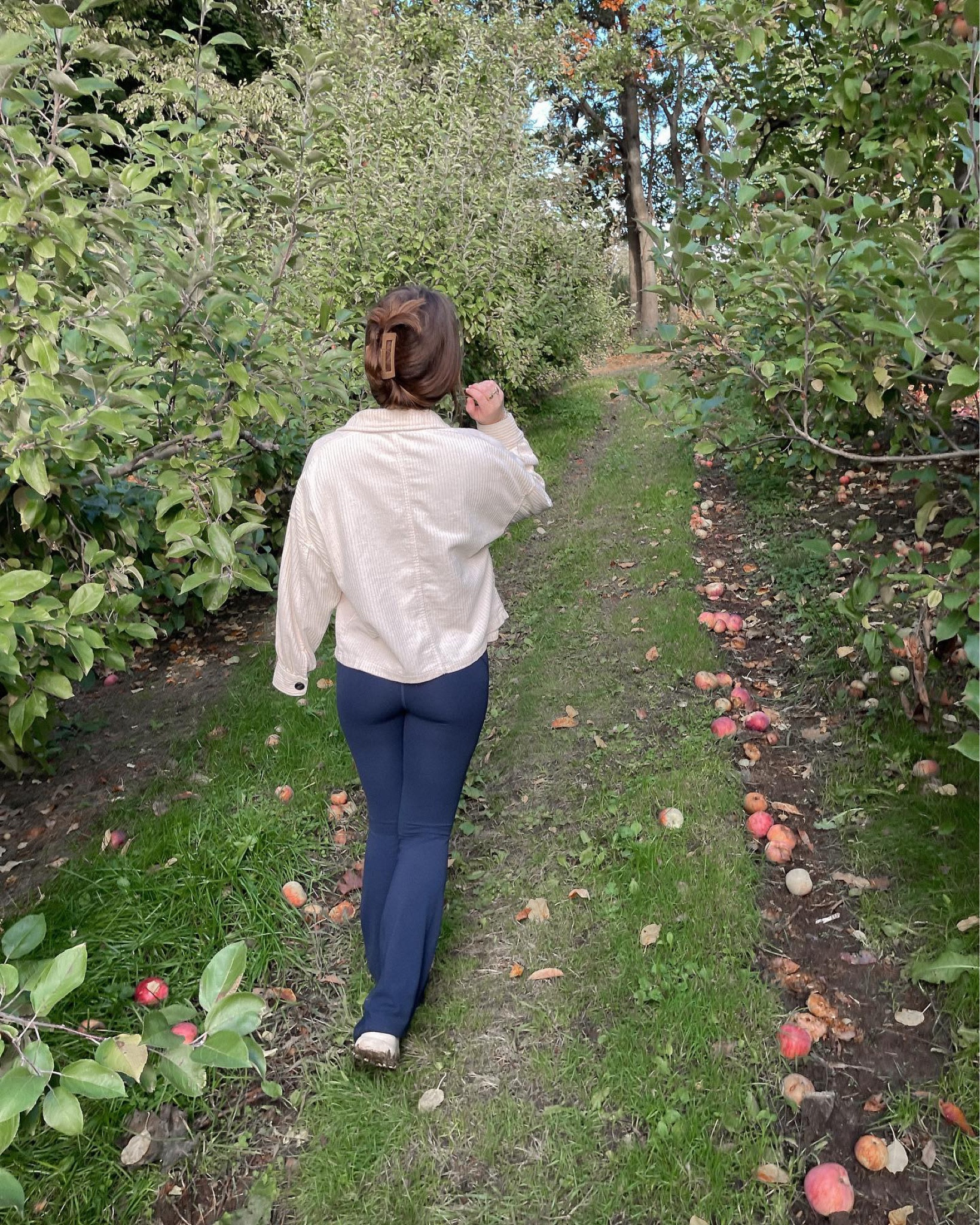 Cozy casual Fall outfit. 

Lululemon Align High Waist Groove / flare in size 2. True to size. So soft and comfy 

Jacket is corduroy & from zara, in ecru. 8731/ 944

However also loved the two options I linked from Madewell from nordstrom. Probably even better lasting quality. I think the warm toned option would be so cute. 

I absolutely need the ruby jacket from free people; so linking this, because it would look adorable in this fit as well/ same idea. 

I bought my hair clip overpriced at a boutique for like 20 dollars. But I read all the amazon reviews on these linked/ checked the images, and they look legit on these. My clip is definitely 3.5 inches. 

#LTKSeasonal
